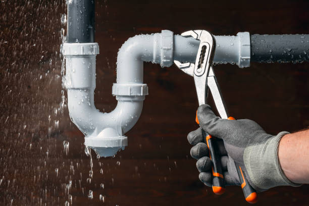 Professional Emergency Plumber technician working in Falkville, AL